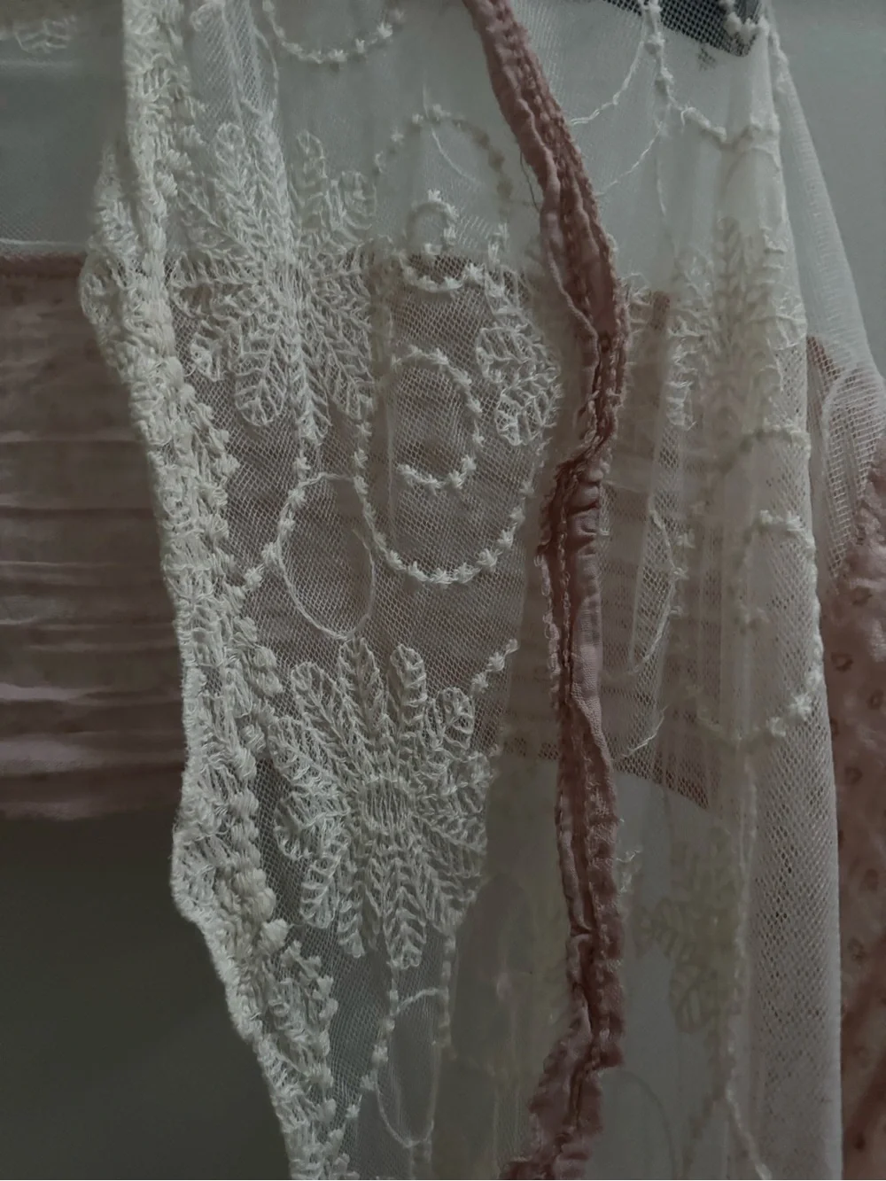 Multiway Lace Rosette Scarf Shrug Shawl Cottagecore Fairy
